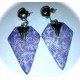 Purple Kite Vintage Earrings